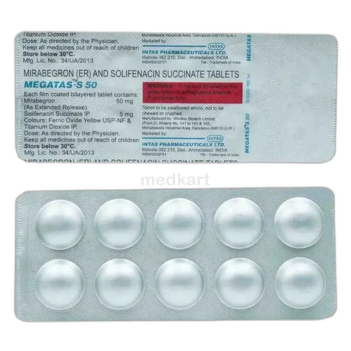 megatas s 50mg tablet 10's